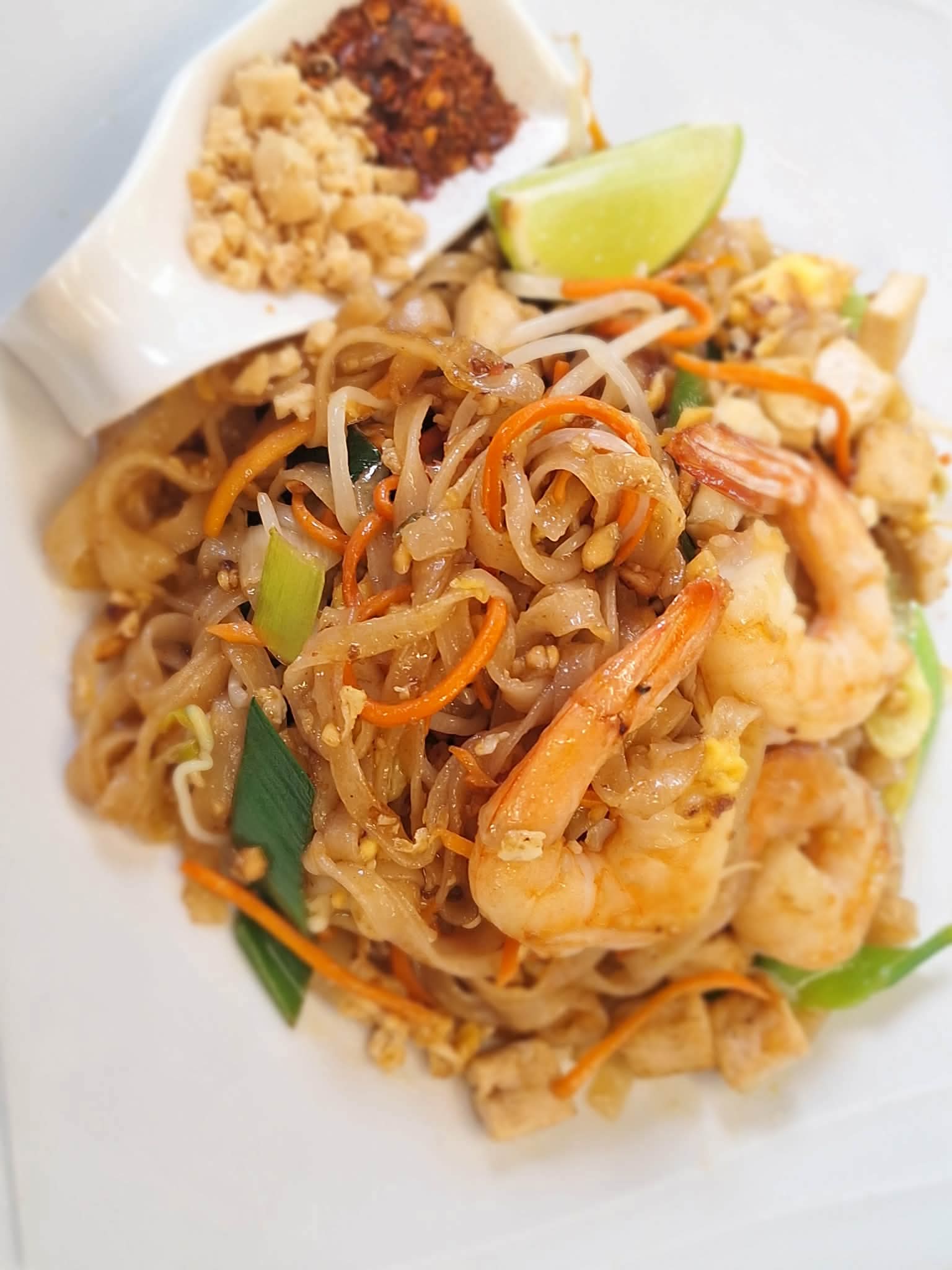Pad Thai med räkor från Lilleskog Padthai61 i Töreboda